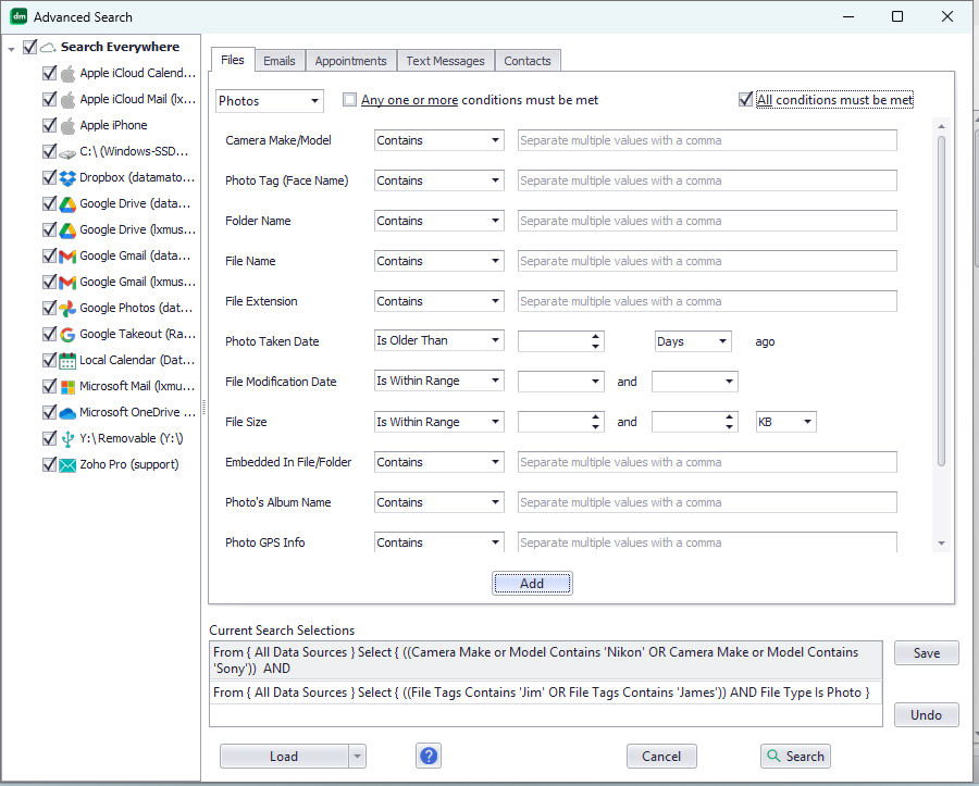 Datamaton Knit Omni;s Advanced content search