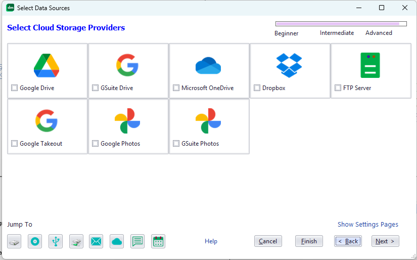 Tell Knit to index your cloud storage accounts