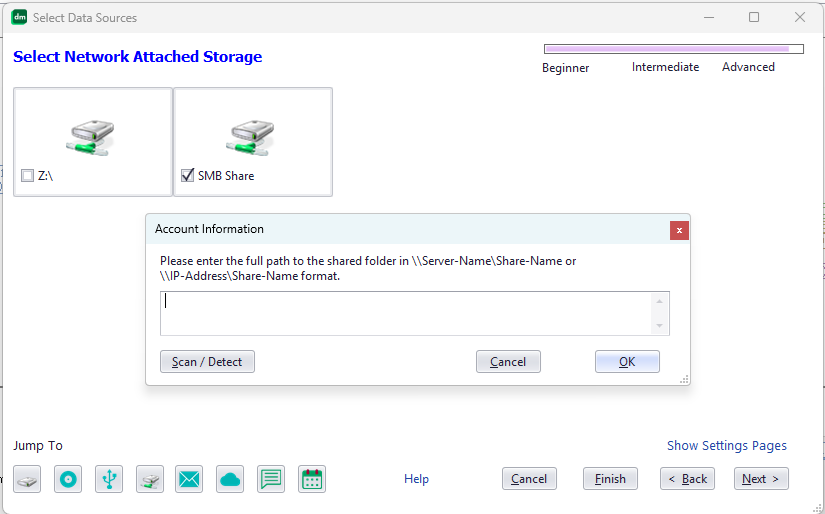 Tell Knit to index Network Attached Storage